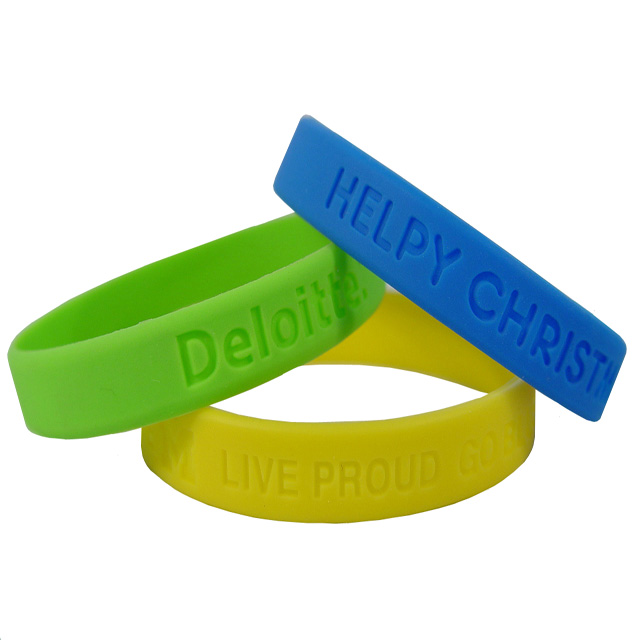 Debossed Silicone Wristband