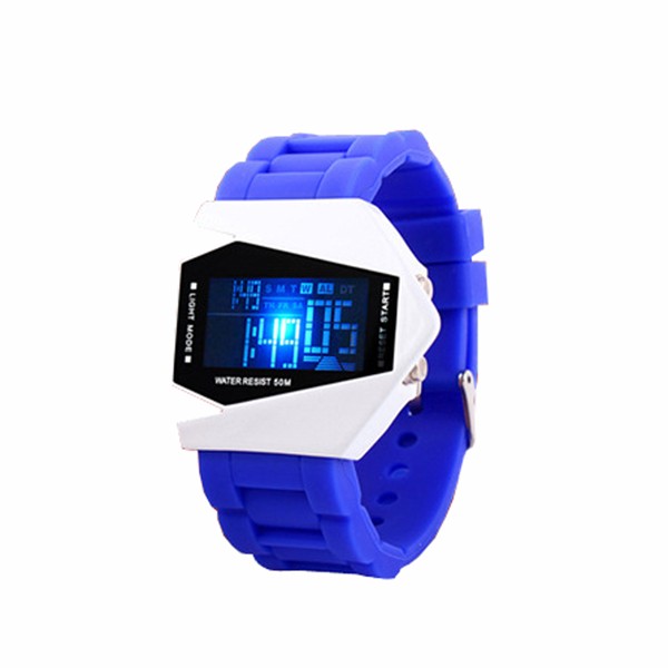 Multilfuction Fighter Watch With Silicone Strap