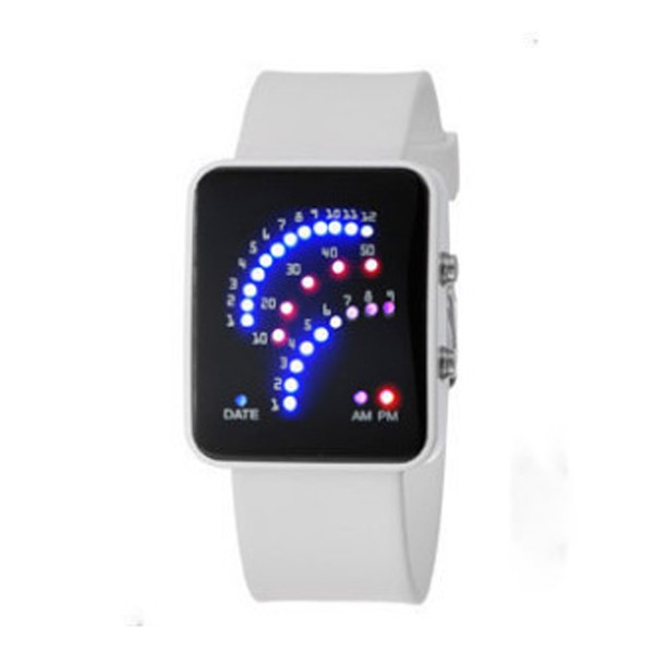 Silicone Digital Waterproof Watch Glow In The Dark